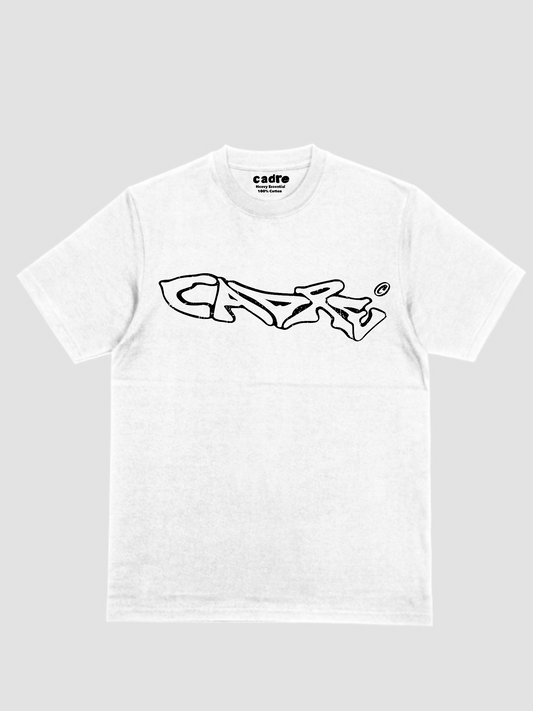 Cadre Brandscape Tee Black on White