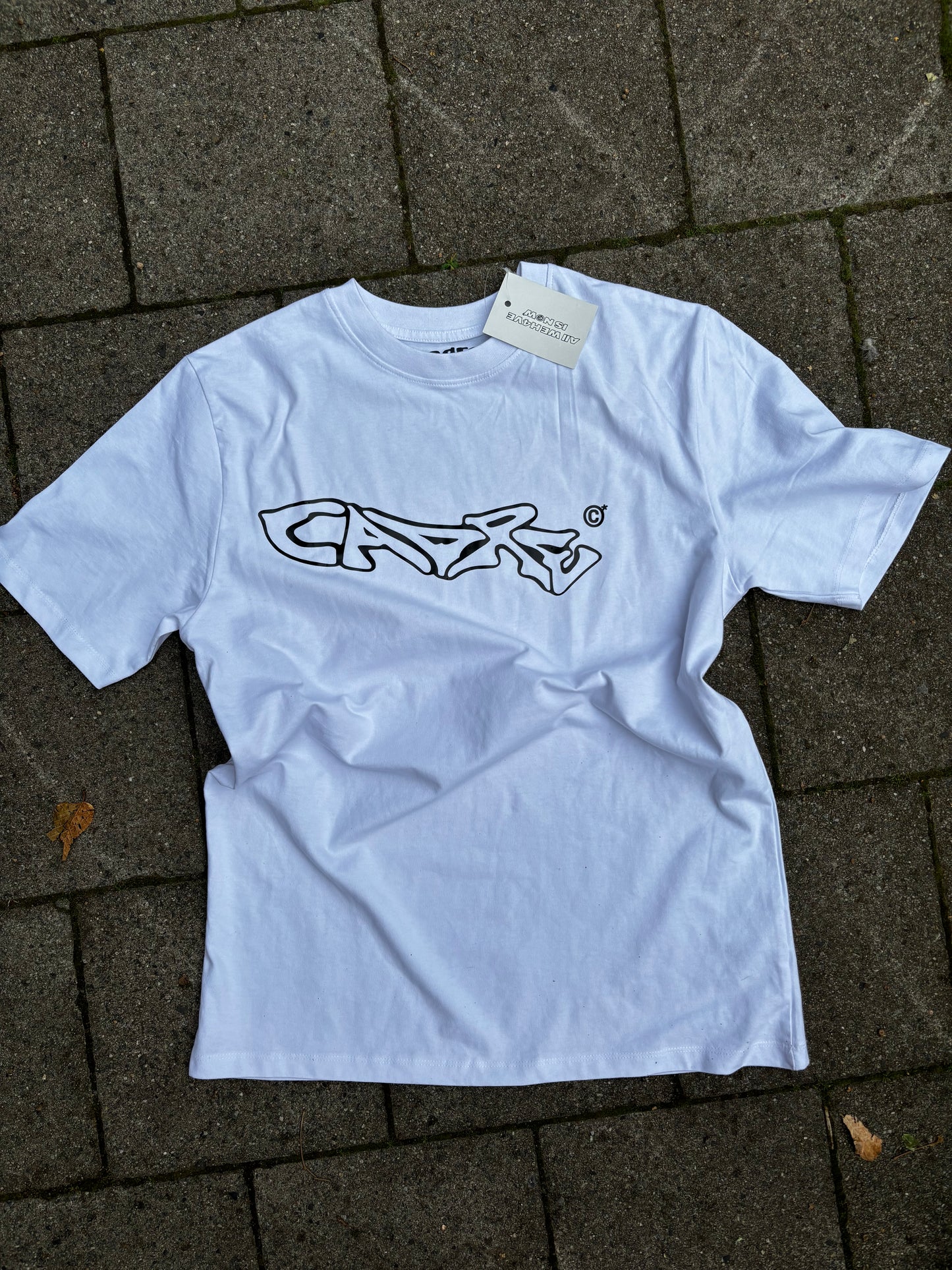 Cadre Brandscape Tee Black on White