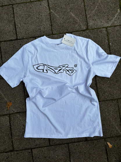 Cadre Brandscape Tee Black on White